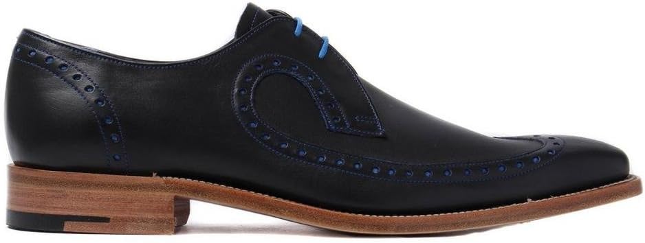 Marston Men's Polished Leather Lace-Up Oxford Shoes – Luxury Handcrafted Formal Dress Shoes