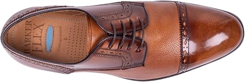 Men's Handmade Leather Brogue Oxford Dress Shoes - Timeless Elegance and Superior Craftsmanship