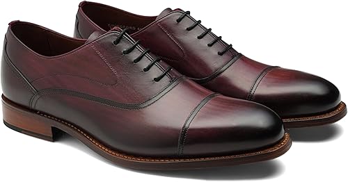 Chingford Men's Handmade Leather Brogue Oxford Dress Shoes - Timeless Elegance and Superior Craftsmanship