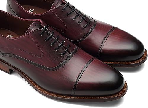 Chingford Men's Handmade Leather Brogue Oxford Dress Shoes - Timeless Elegance and Superior Craftsmanship
